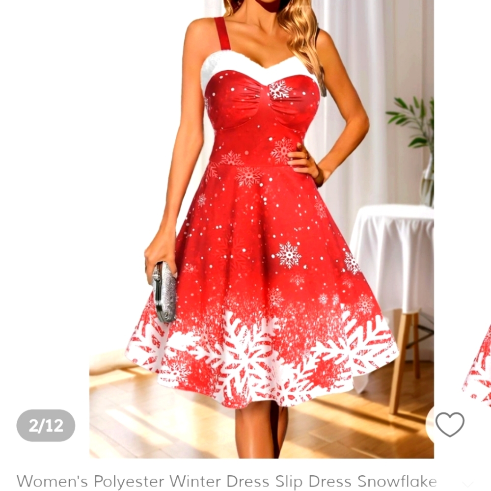 New Womens Christmas Holiday Dress